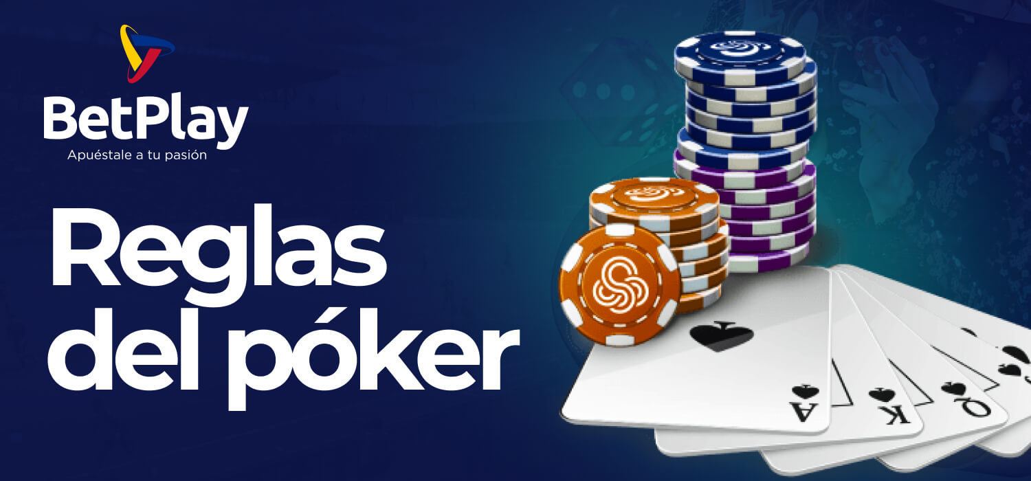 Reglas del póker: BetPlay, aprende y juega.